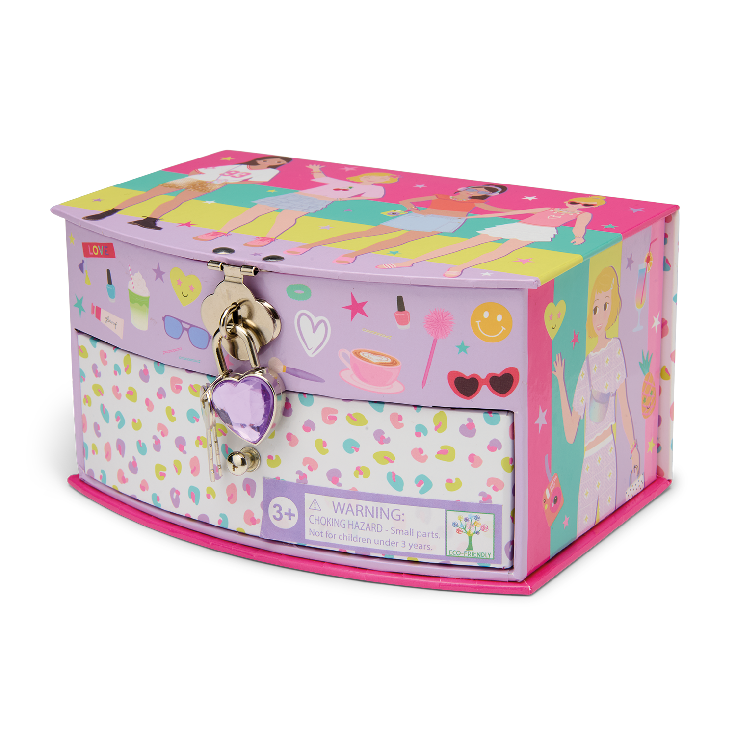Fashion Friends - Fab Friends Lockable Jewellery Box