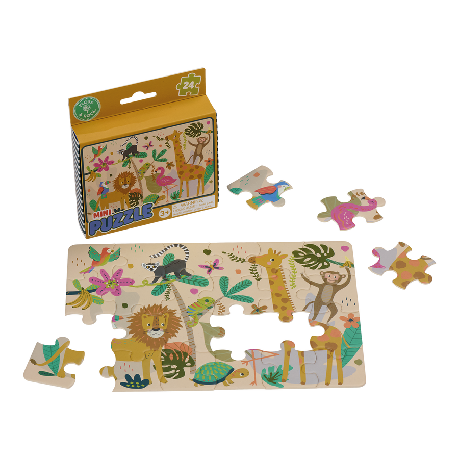 24-piece Mini Puzzle - Jungle