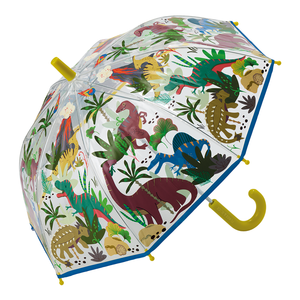 Dino Transparent Colour Changing Umbrella (3+)