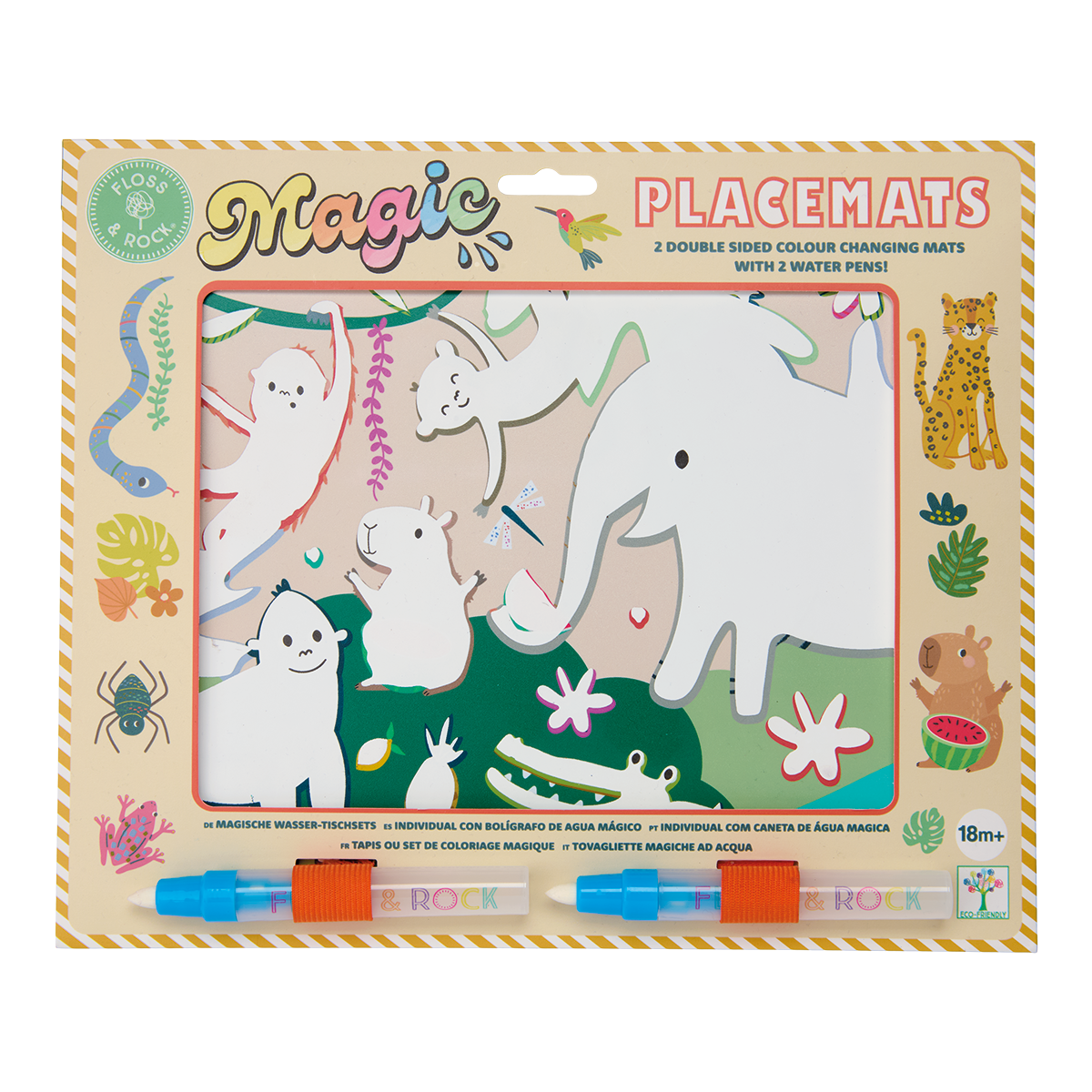Magic Water Placemats - Jungle