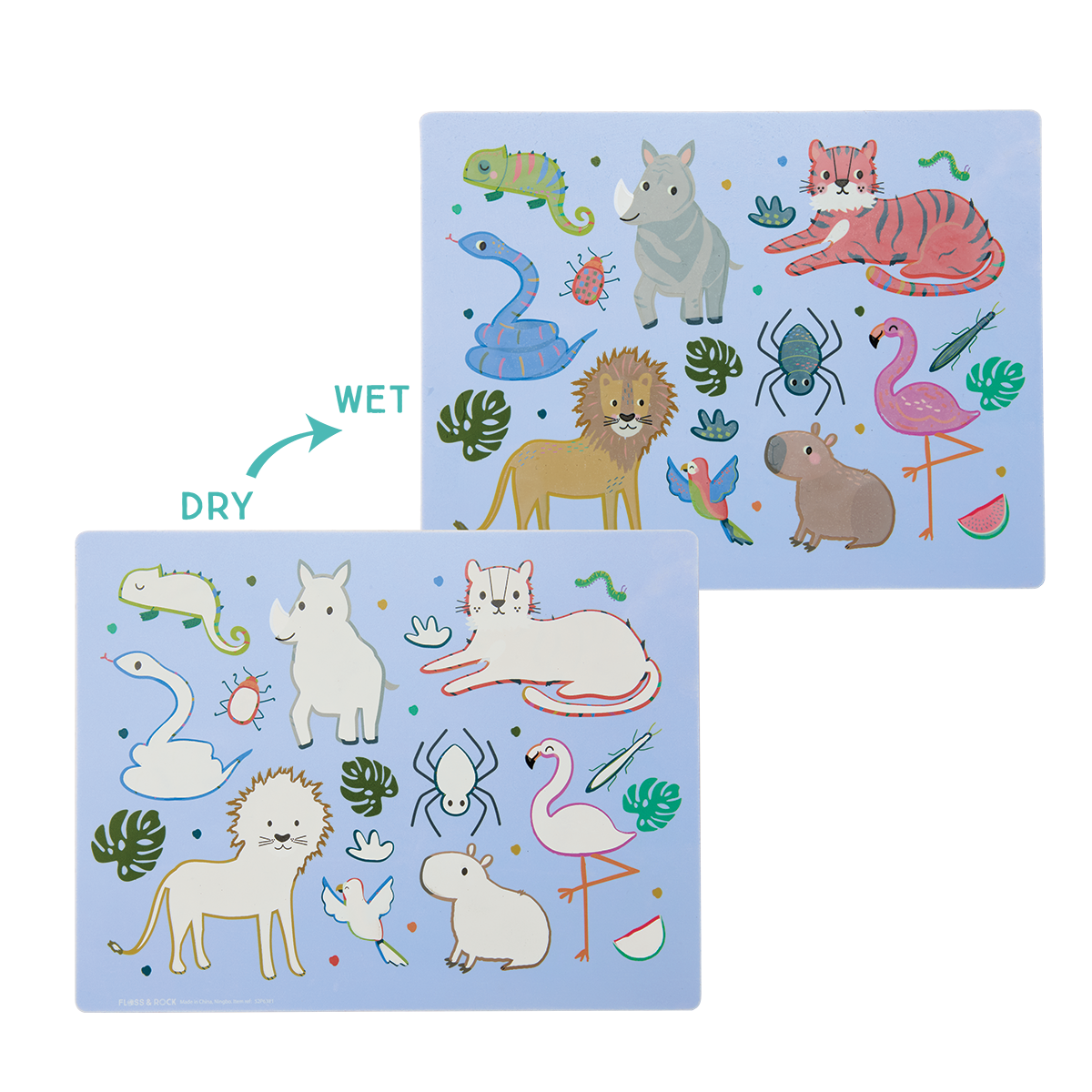 Magic Water Placemats - Jungle