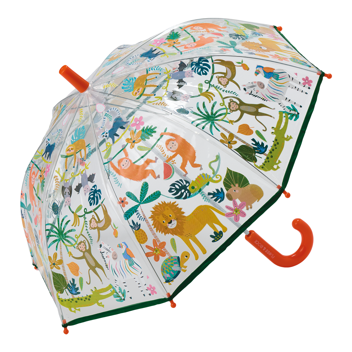 Jungle Clear Colour Changing Umbrella (3+)