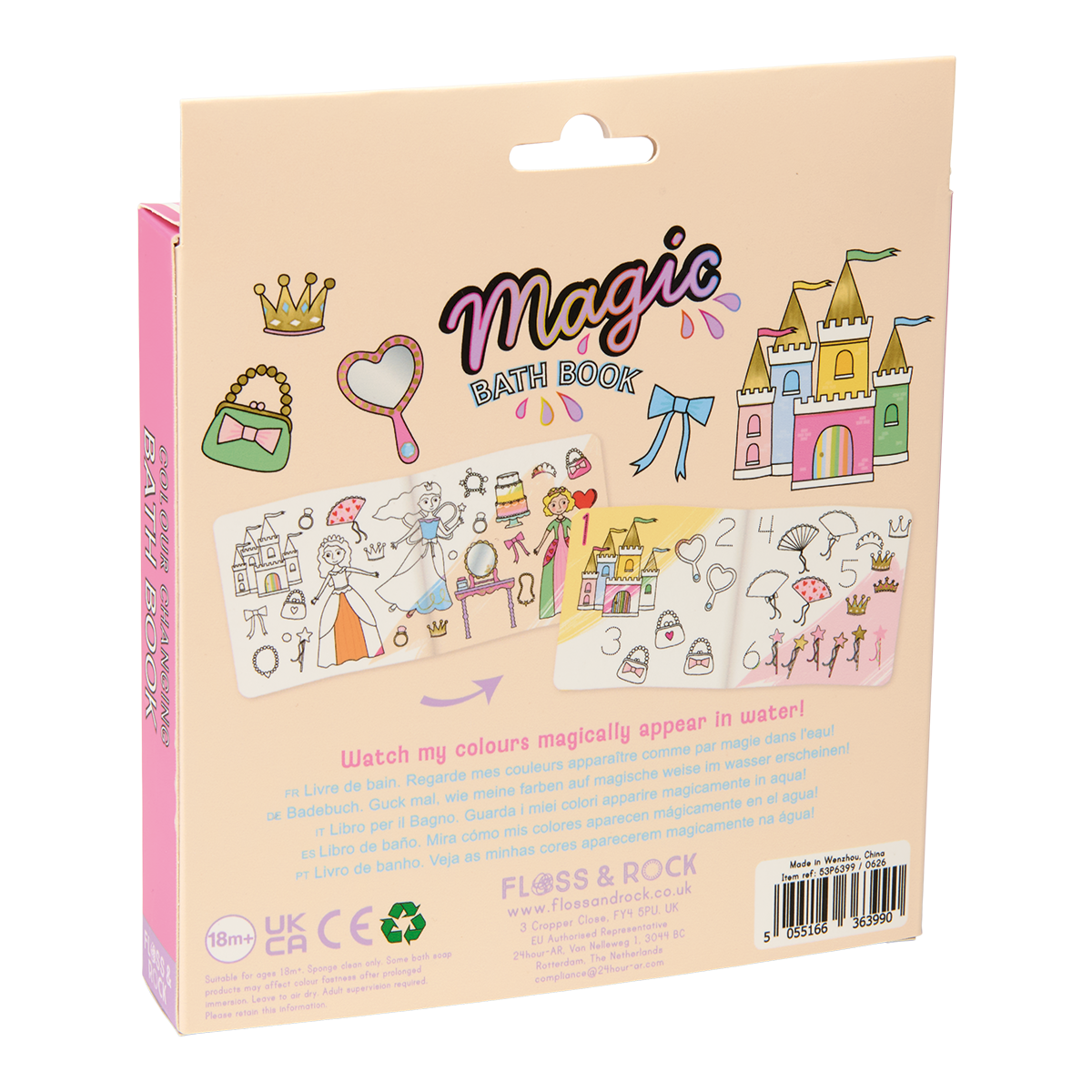 Magic Water Bath Book - Princess