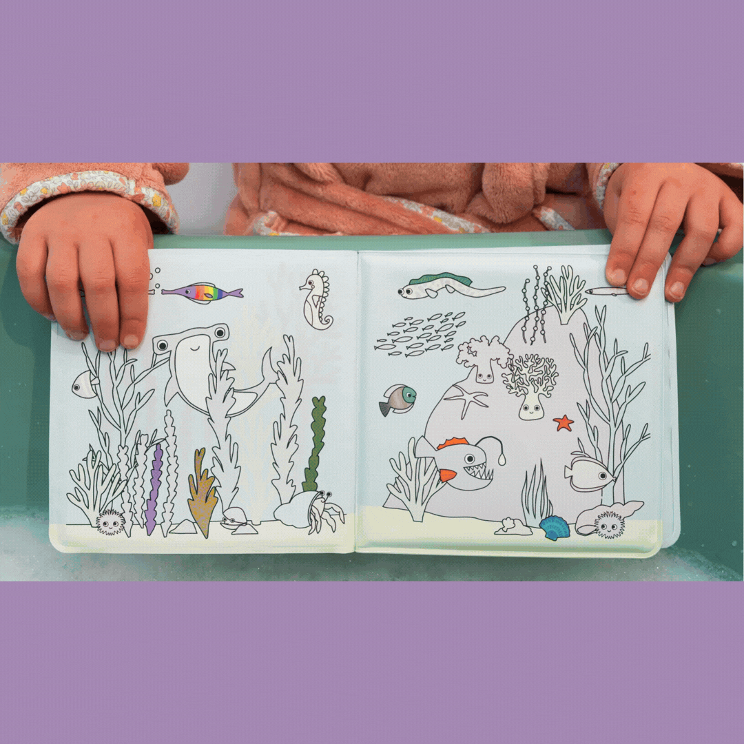 Magic Water Bath Book - Ocean