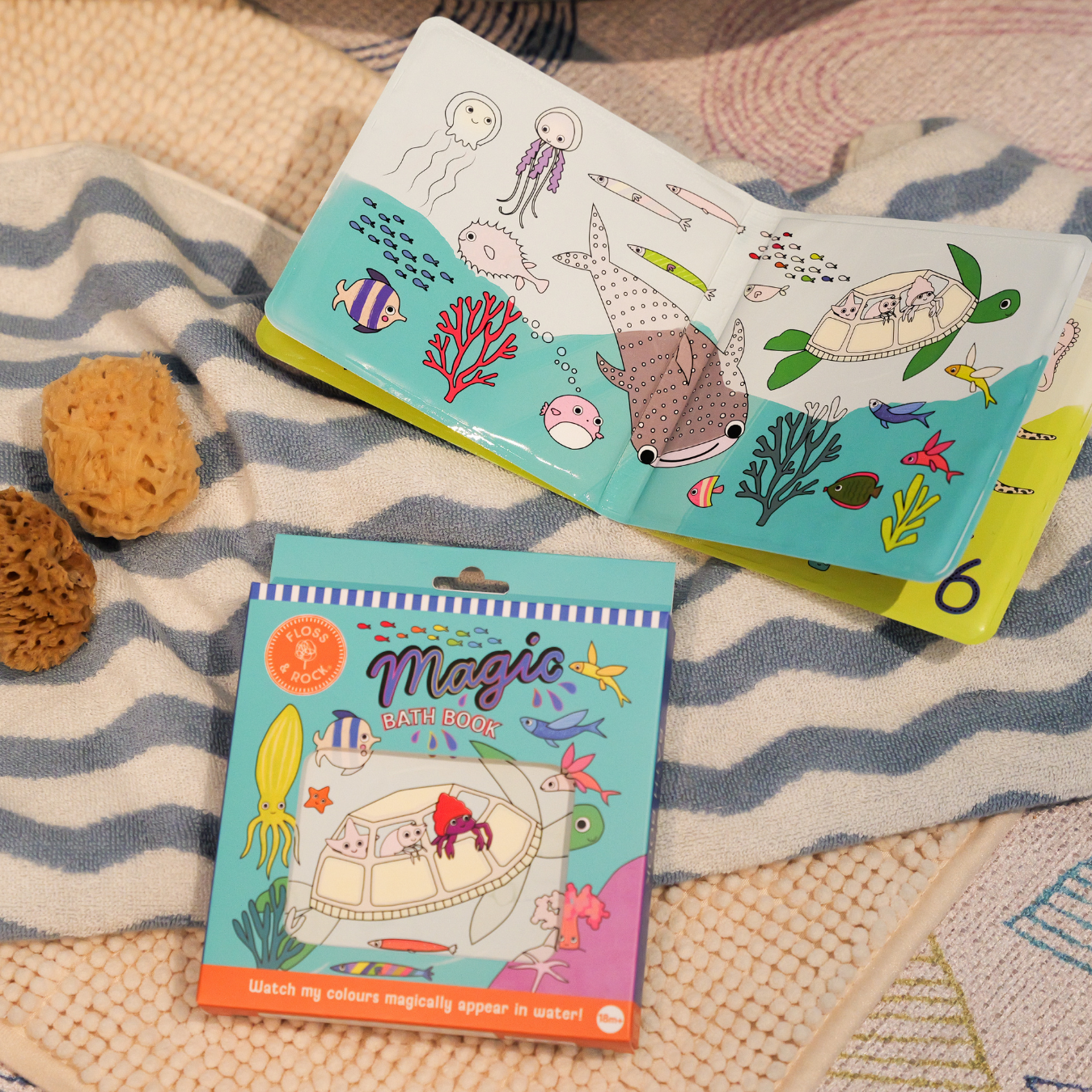 Magic Water Bath Book - Ocean