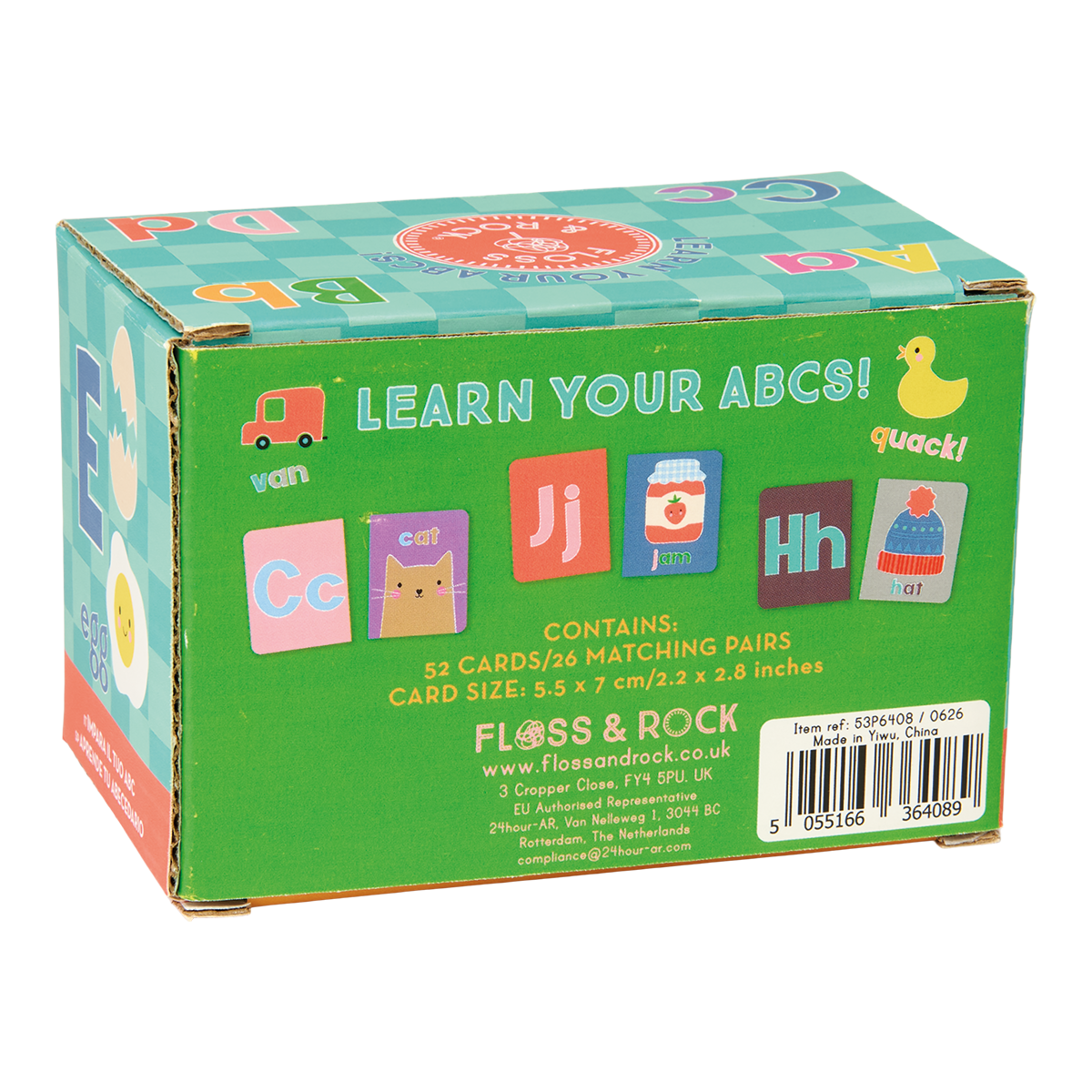 Learn your ABCs - children's educational travel toy game