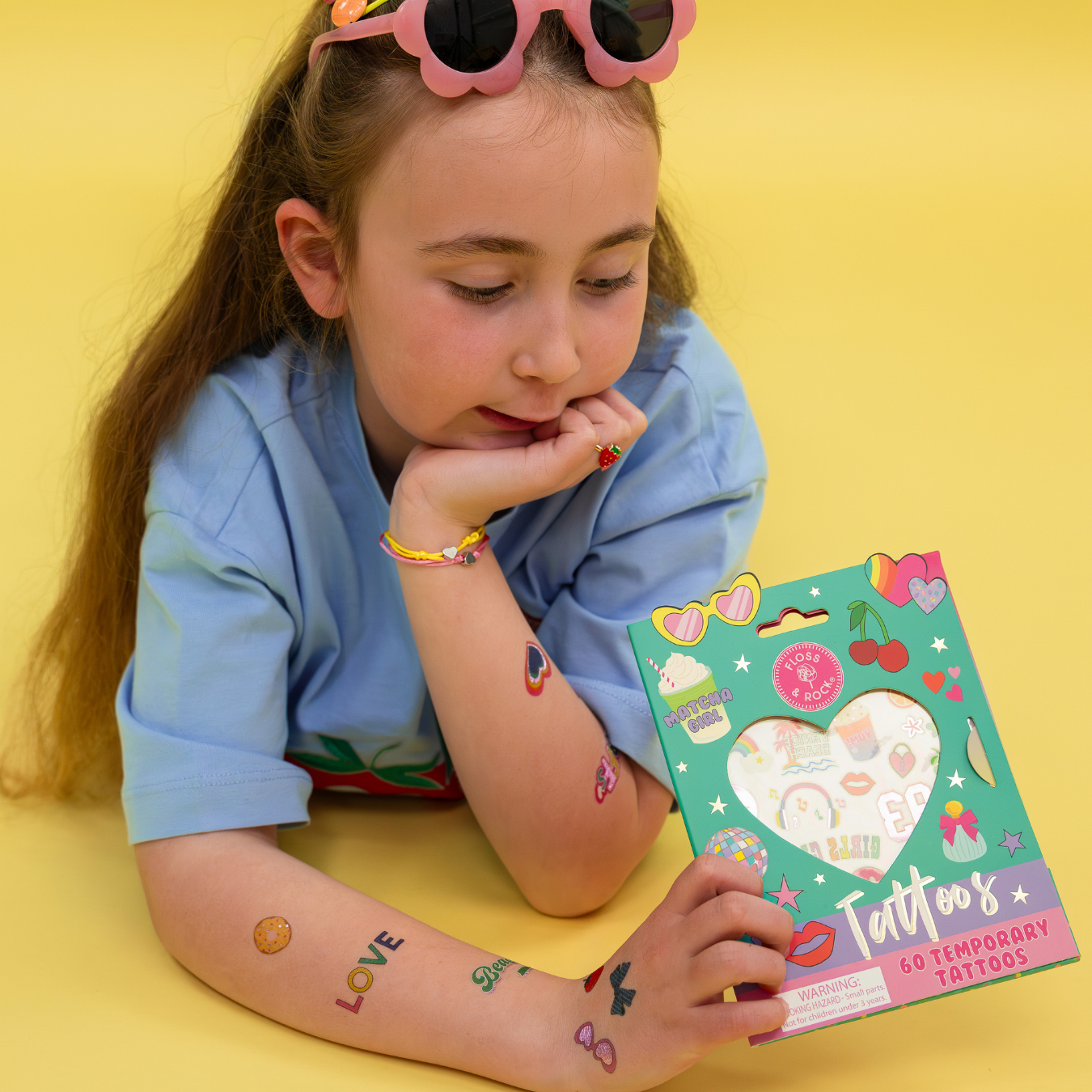 Temporary Tattoos with foiling design - Fashion Friends design