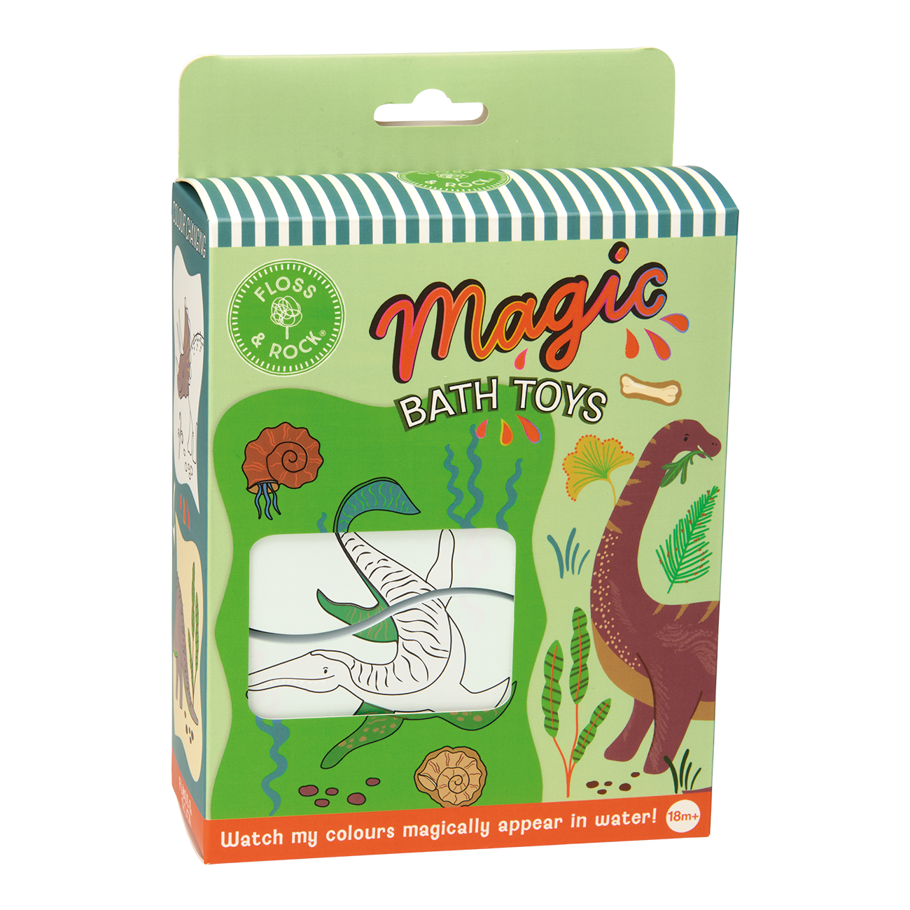 Colour Changing Reusable Bath Puzzle Toy - Dinosaur design