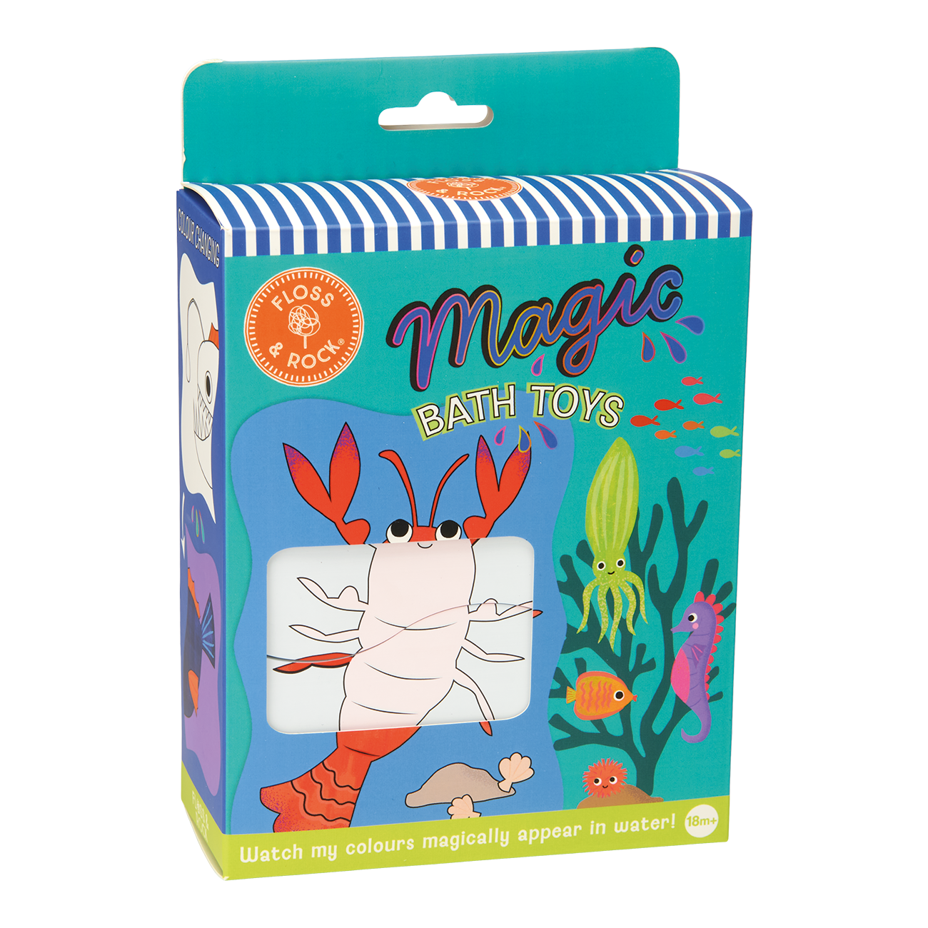 Colour Changing Reusable Bath Puzzle Toy - Ocean design