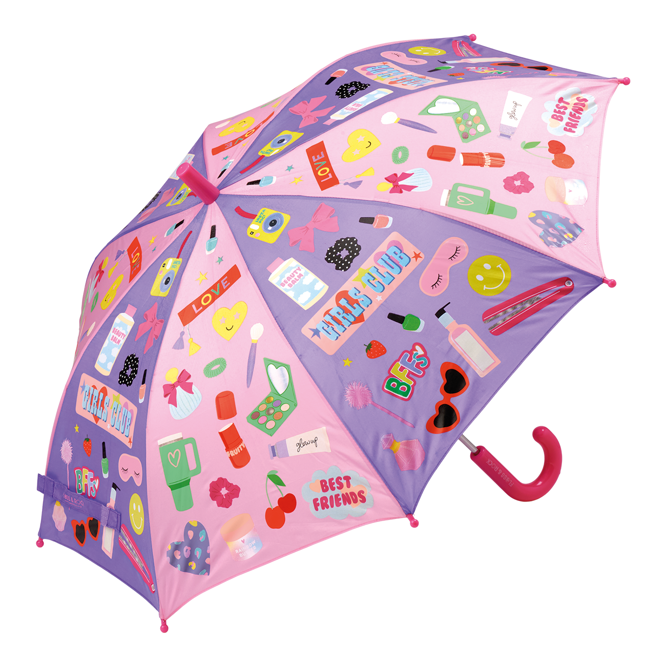 Colour changing umbrella for 6 years and above - Fashion Friends Icons design