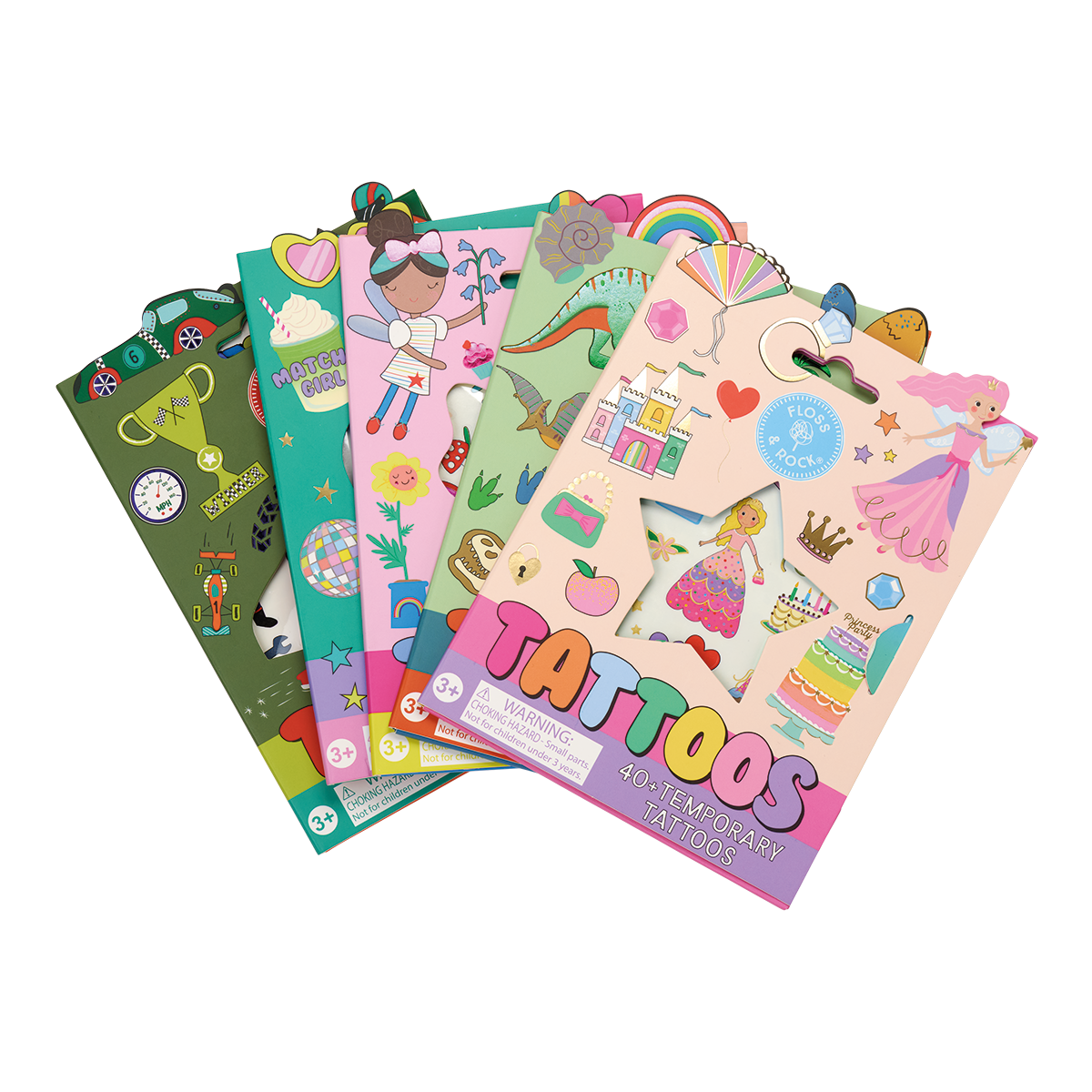 Temporary Tattoos with foiling design - Princess design
