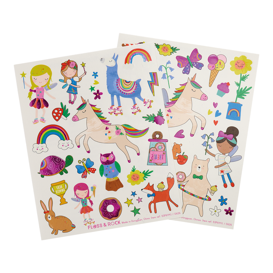 Temporary Tattoos (Rainbow Fairy) | Children's Toy | Floss & Rock