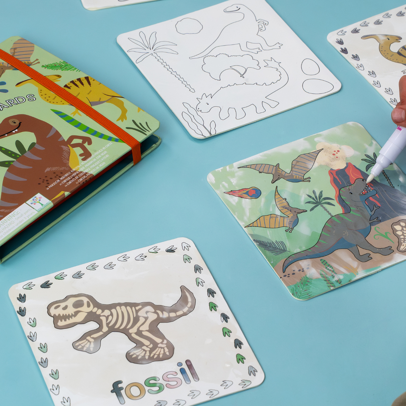 Magic Colour Changing Cards - mess-free reusable creative activity for children