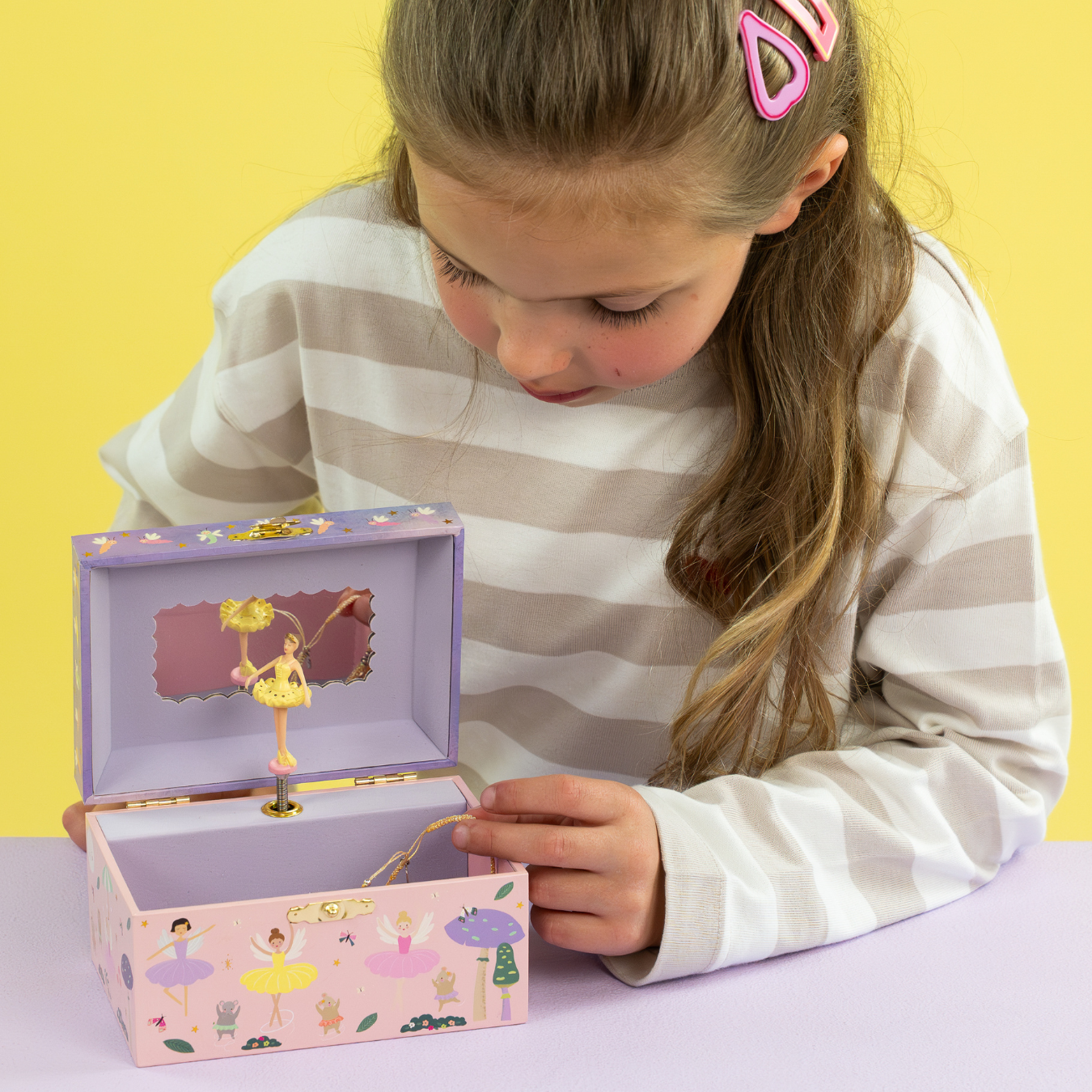 Enchanted Musical Jewellery Box with twirling figure