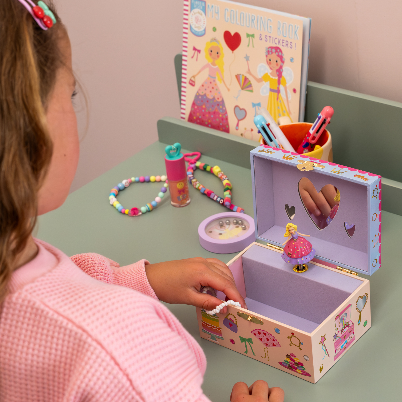 Princess Musical Jewellery Box with twirling figure