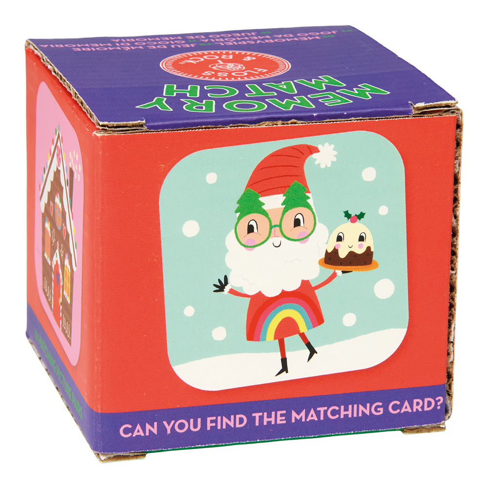 Memory Match (Christmas design) - fun educational travel game for children