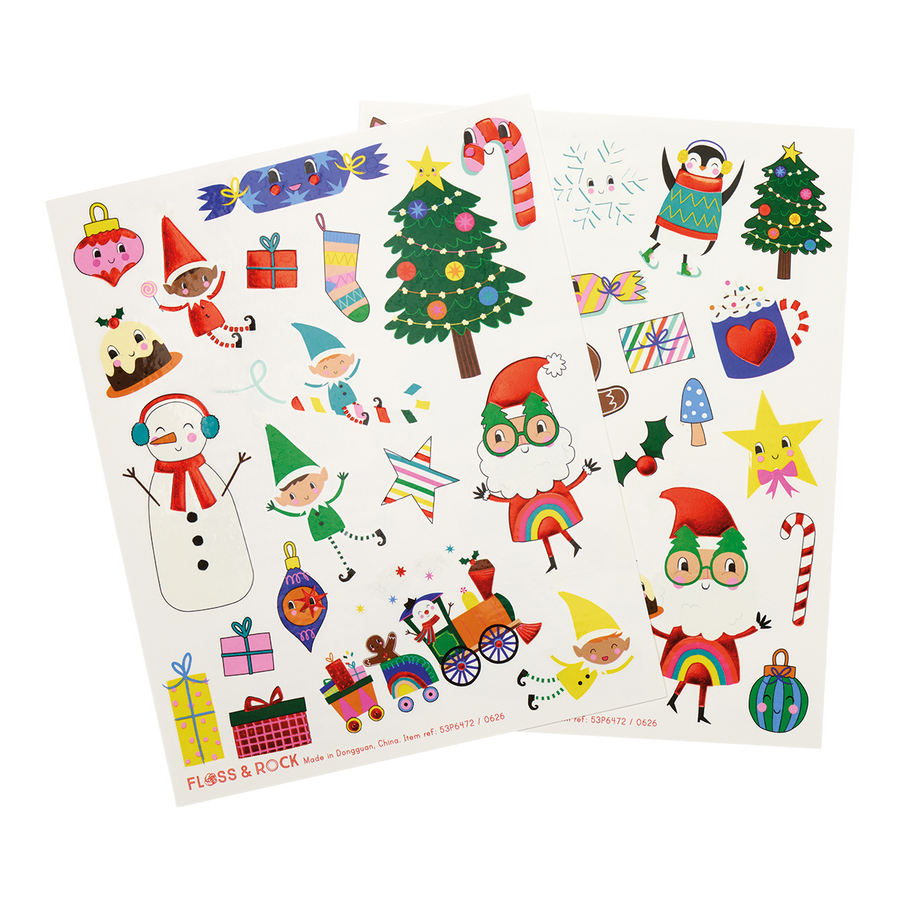 Temporary Tattoos (Christmas | Children's Toy | Floss & Rock