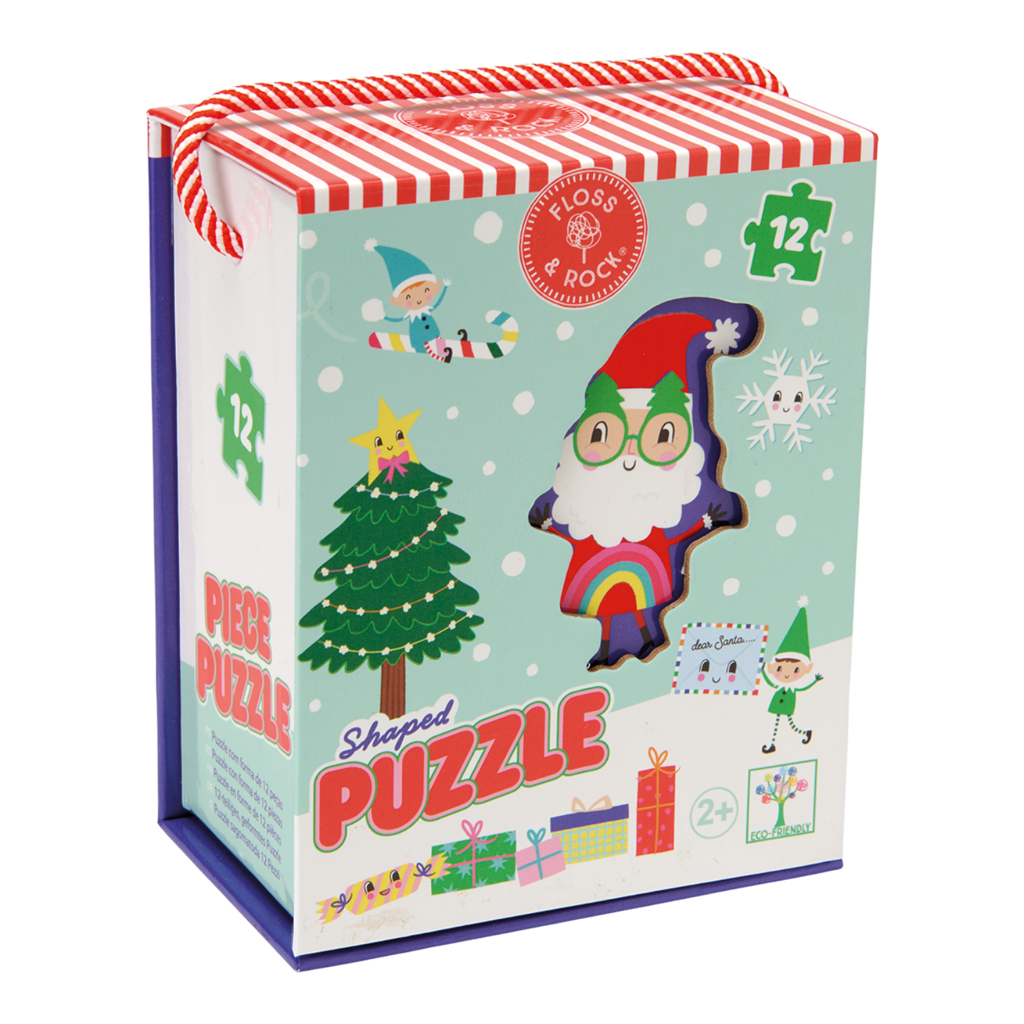 12 piece shaped Jigsaw Puzzle - Christmas design