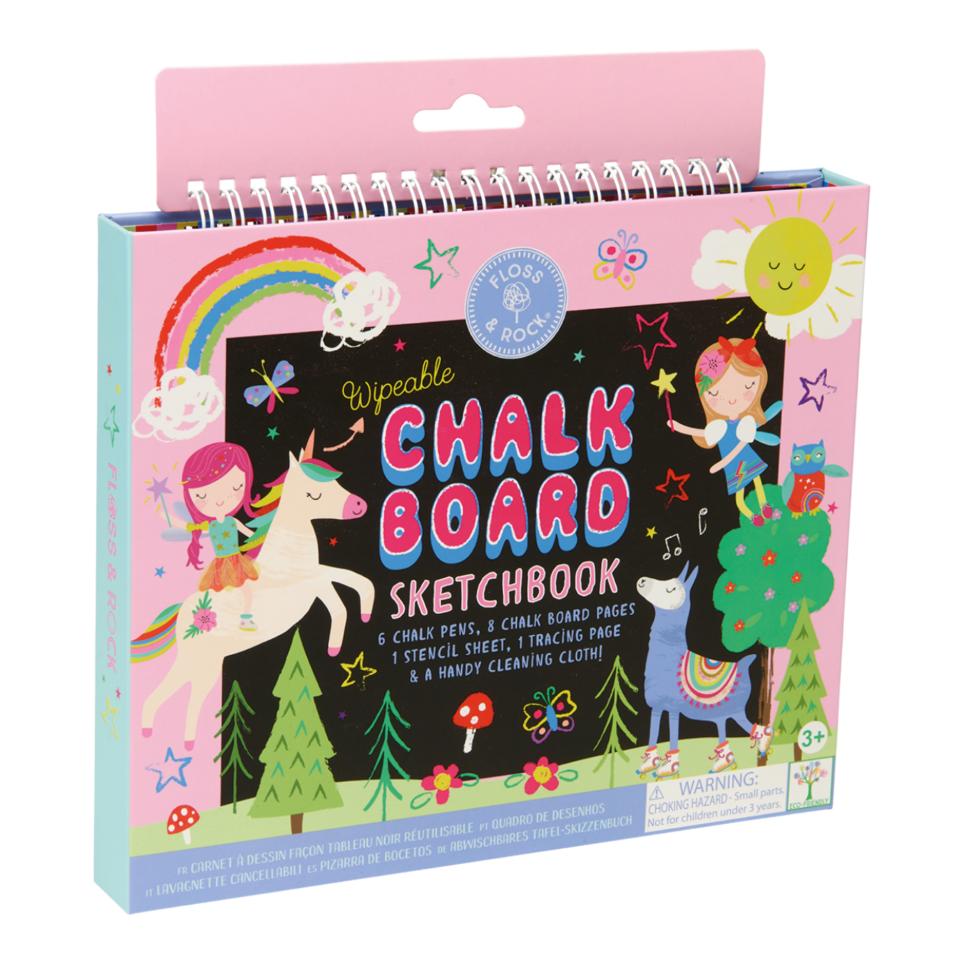 Chalk Board Sketchbook - Rainbow Fairy