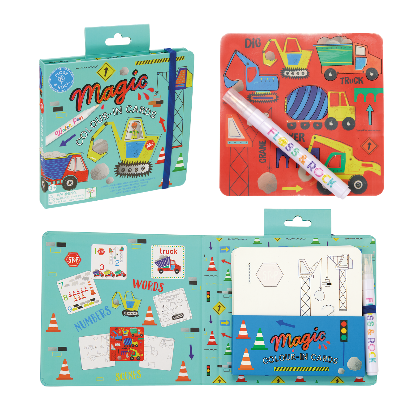 Magic Colour Changing Water Cards - Construction