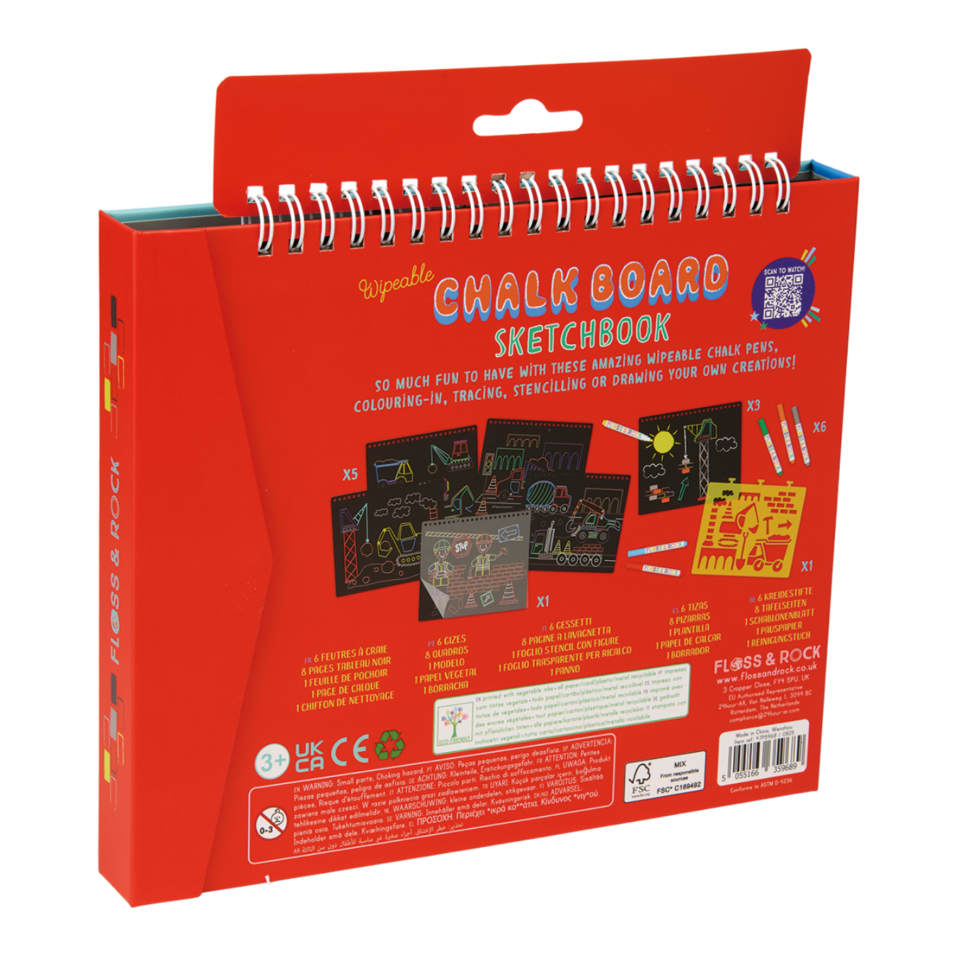 Chalk Board Sketchbook - Construction