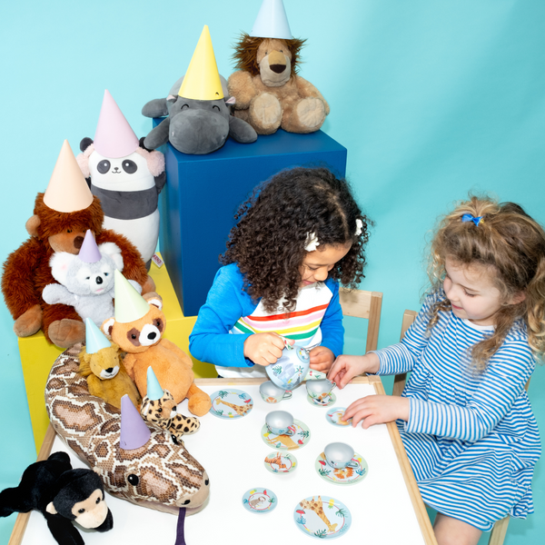 14pc Tin Tea Set - Jungle | Eco-friendly gifts & toys for children aged ...
