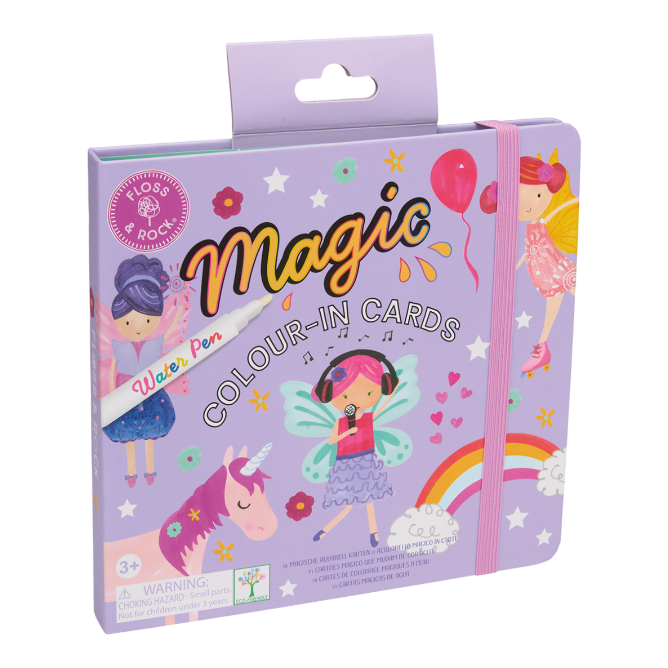 Magic Colour Changing Water Cards - Fairy Unicorn
