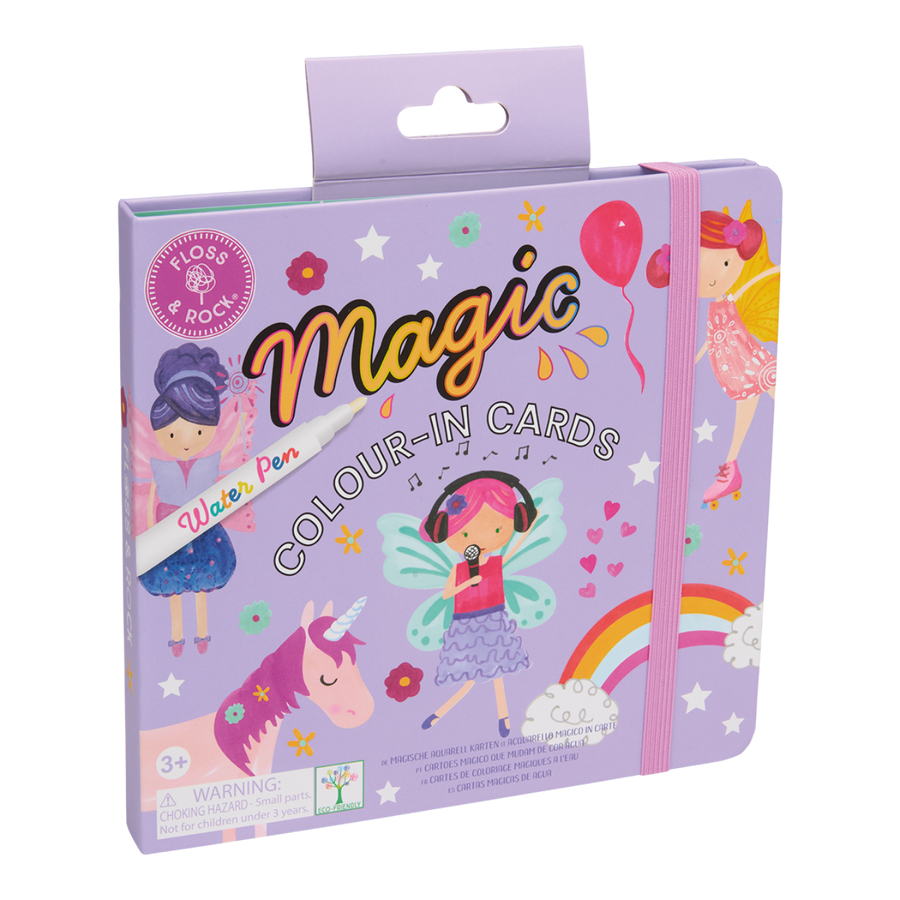 Magic Colour Changing Water Cards - Fairy Unicorn