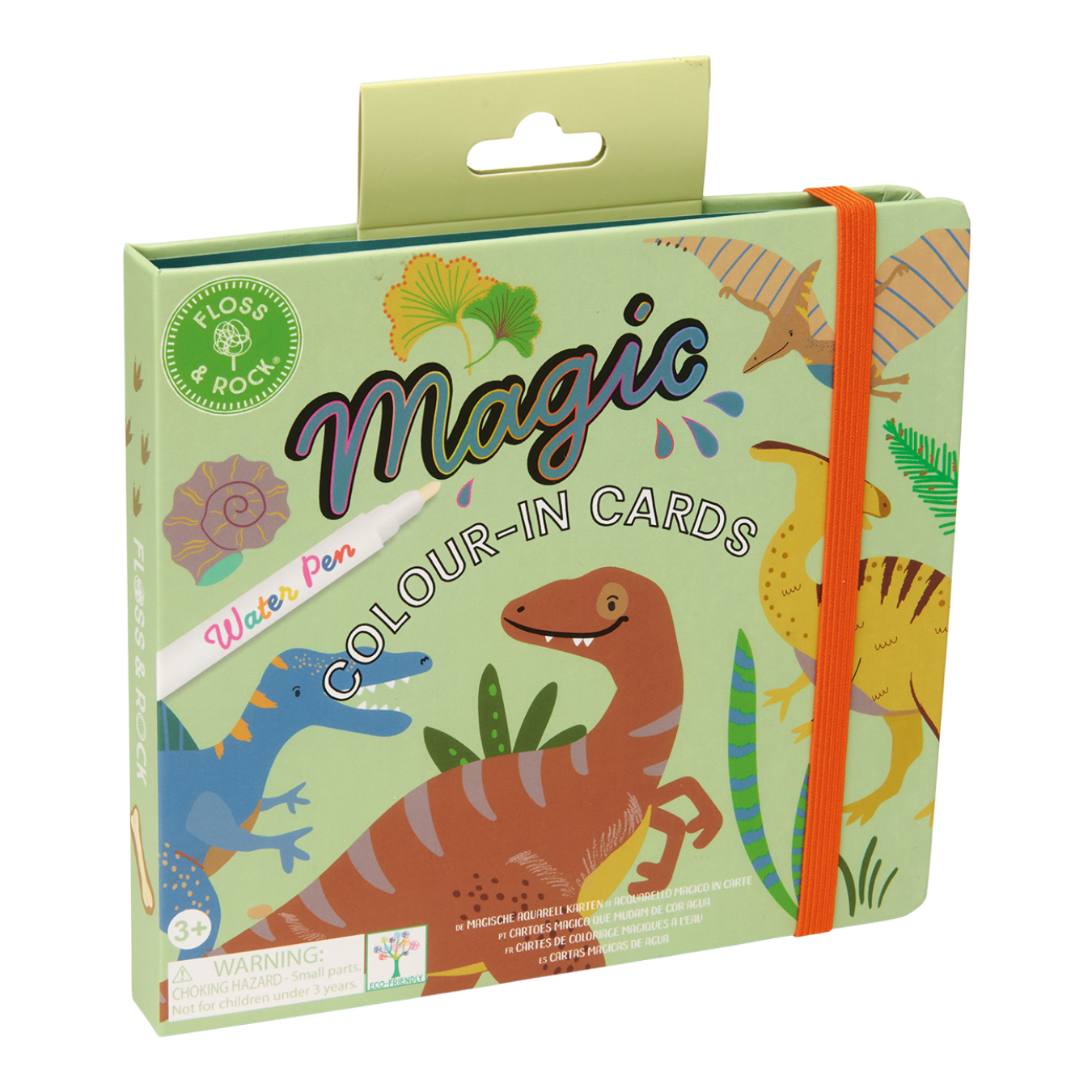 Magic Water Cards (Dinosaur) | Reusable Children's Drawing Cards | Floss & Rock