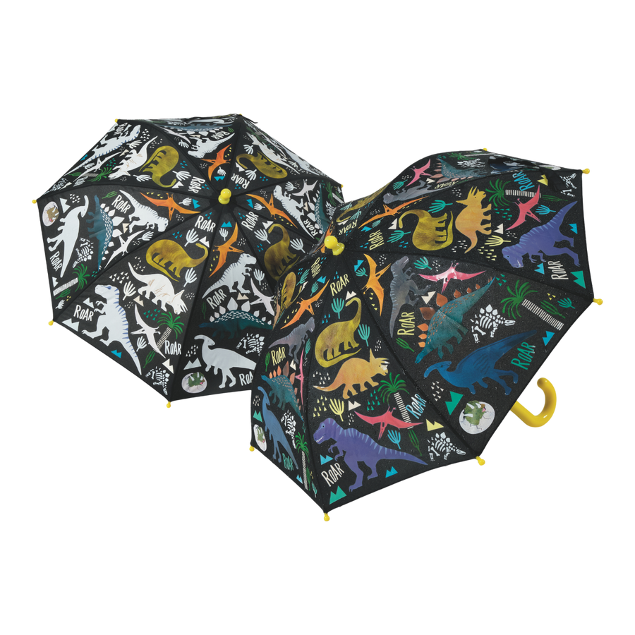 Colour Changing Umbrella - Dinosaur