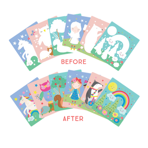 Magic Colour Changing Watercard Easel and Pen - Rainbow Fairy