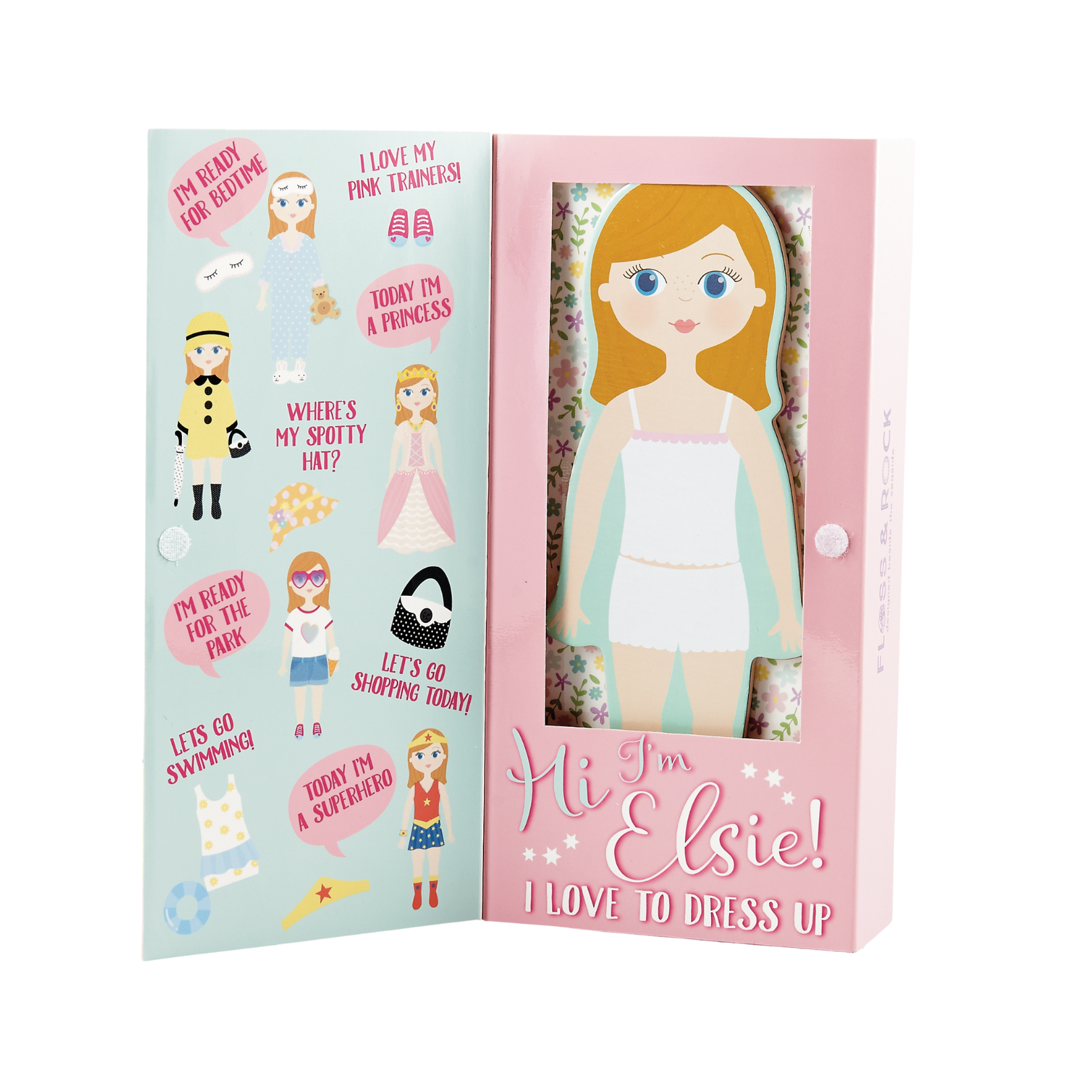 Wooden Magnetic Dress Up Doll - Elsie