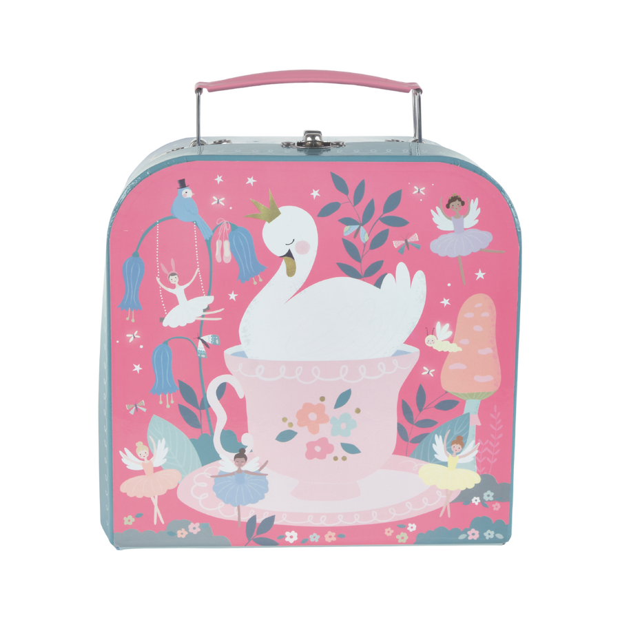 Tin Tea Set 7 Piece - Enchanted