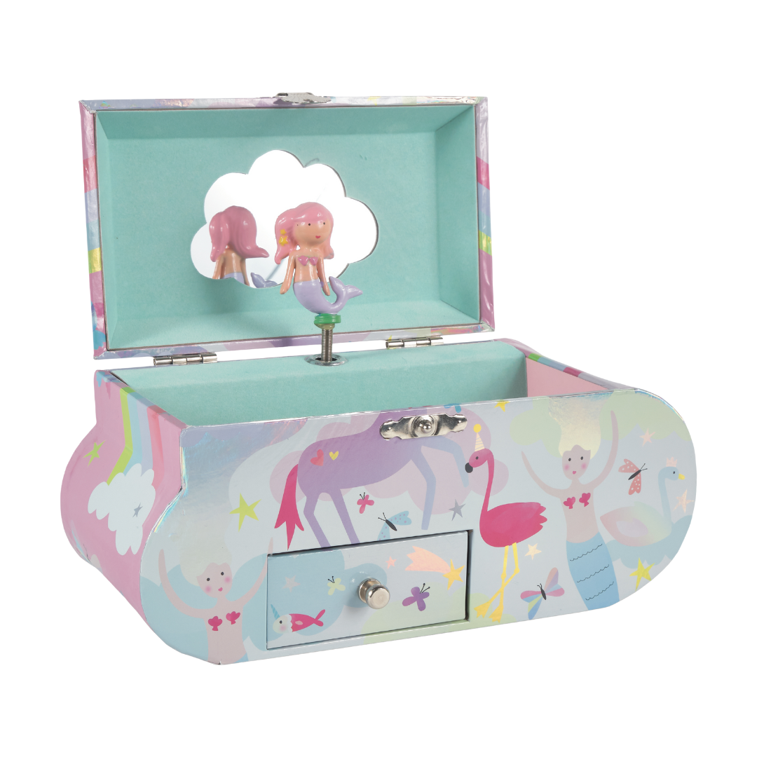 Musical Jewellery Box Cloud Shape - Fantasy