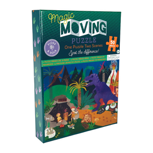 50 Piece Magic Moving Puzzle - Dinosaur