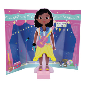 Wooden Magnetic Dress Up Doll - Zoey