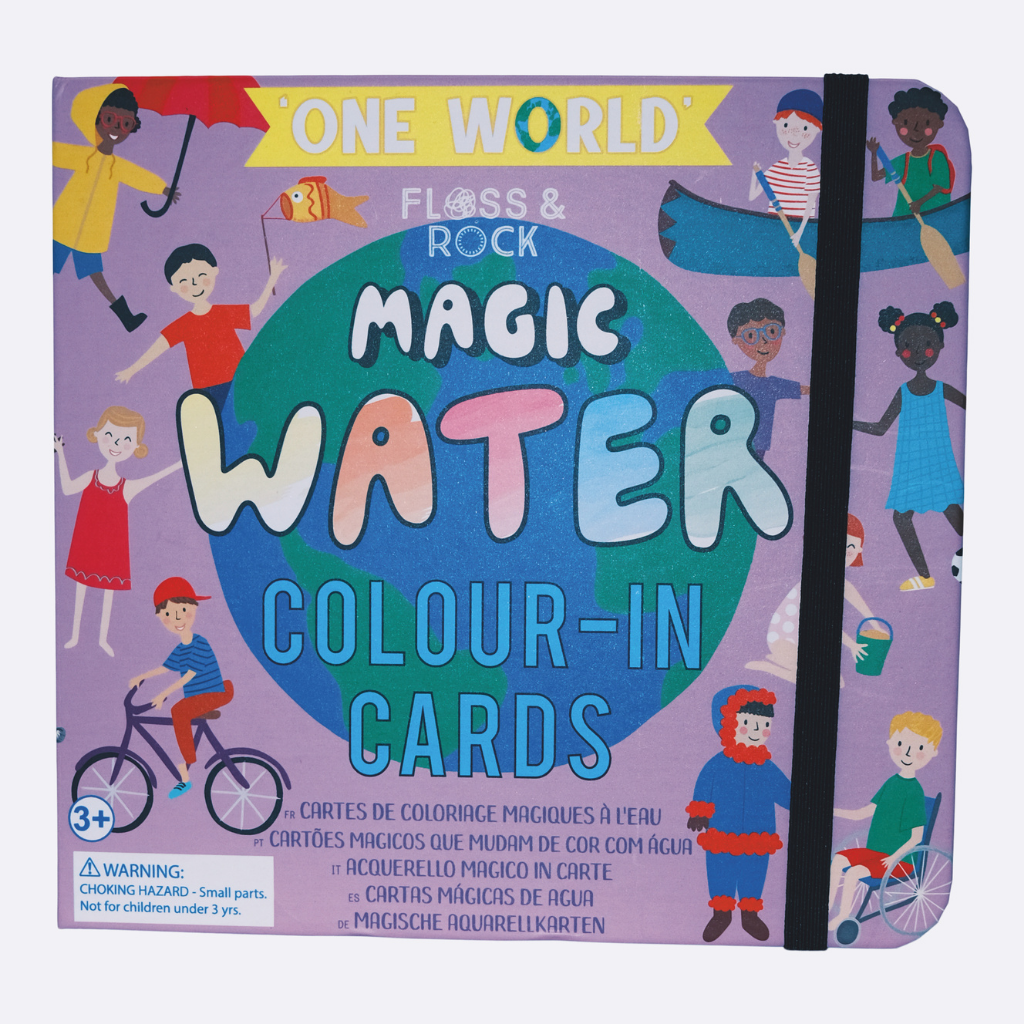 Magic Colour Changing Water Cards - One World