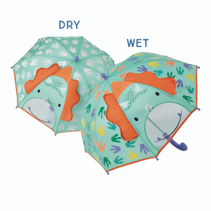 Colour Changing 3D Umbrella - Dinosaur