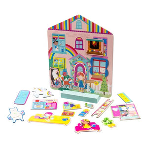 Magnetic Rainbow Fairy House