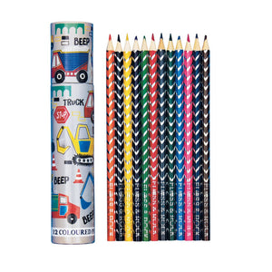 Coloured Pencils 12 Pack - Construction