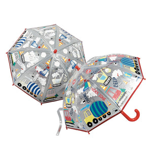 Transparent Colour Changing Umbrella - Construction